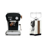 Ascaso Dream PID, Dark Black + Eureka Mignon Specialita, WD white, walnut