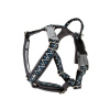 Hurtta postroj Y Razzle Dazzle čierny 45 - 55 cm