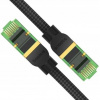 Patchcord Baseus S/FTP 8.1 RJ45 / RJ45 0,5 m čierny