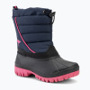 Juniorské snehule KangaROOS K-Ben dk navy / daisy pink