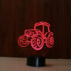 3D LED nočná lampa Traktor s darčekom pre diaľkové ovládanie (3D LED nočná lampa Traktor s darčekom pre diaľkové ovládanie)