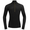 Devold Wool Mesh 190 Zip Neck Men čierna XL