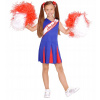 KOSTÝM CHEERLEADERKA CHEERLEADERKY TANEČNICA 116