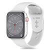 Tech-Protect Silikonový na Apple Watch 38/40/41 mm – Biely TEC310111