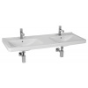 Jika Dvojumyvadlo Cubito 130x48,5 cm dva otvory pro baterii H8144200001041