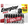 Energizer Max tužková batéria typu AA alkalicko-mangánová, 1.5 V, 16 ks; E303326700
