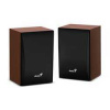 Genius reproduktory SP-HF380 BT, 2.0, 3W, hnedo-čierne, regulácia hlasitosti, BT, drevené,
