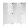 Design-Shop Paraván Shabby vintage C30 - 170 x 205 cm - Biela