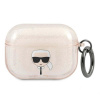Karl Lagerfeld Apple AirPods Pro cover Glitter Karl`s Head KLAPUKHGD