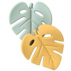 Saro Baby Silikonová kousátka Jungle Mint/Mustard