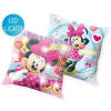 DISNEY Minnie Mouse svítící polštář 40x40 cm