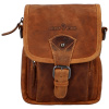 Pánska kožená crossbody taška camel - Bellugio Kristifer Camel