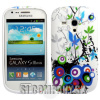 Silikónový obal Samsung Galaxy S III Mini – Circles Swirl
