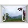 Self -adhézne 3D okno Dinosaury 90x60 (Self -adhézne 3D okno Dinosaury 90x60)