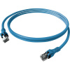 Easylan CPP1OBABAB0020 RJ45 sieťové káble, prepojovacie káble CAT 6A S/FTP 2 m modrá 1 ks; CPP1OBABAB0020