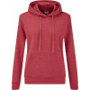 Fruit of the Loom F.O.L. | Classic Lady-Fit Hooded Sweat Dámska mikina s kapucňou_16.2038 Farba: vintage heather red, Veľkosť: S