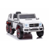 Detské elektrické auto Mercedes G63 - 6 kolies biela/white