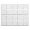 VOREL Samolepiaca protišmyková nábytková podložka pod nohy štvorcová biela 20 x 20 mm (20 ks)