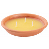 Sviečka Citronella, repelentná, terakota, 80 g, 30x125 mm