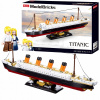 Klocki Tytanic 480 Elementów Tytanik Figurki Námorná Loď 3D Sada Hračka