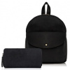 Paolo Peruzzi Darčeková sada, batoh a peňaženka ZUP-23-BL | čierna ZUP-23-BL