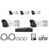 2MPx IP kamerový set UNIVIEW 5+1 (mini tubus)