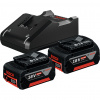 Bosch Základná súprava 2x GBA 18 V 4,0 Ah + GAL 18V-40 Professional 1600A019S0