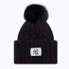 Dámska zimná čiapka New Era Cable Wide New York Yankees black