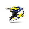 Prilba AIROH WRAAAP FEEL Yellow Blue Gloss Veľkosť: L (59-60 cm)