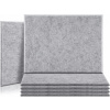 VEĽKÉ AKUSTICKÉ PANELY 30X40X1 IZOLAČNÉ ABSORPČNÉ 6 KUSOV SVETLO SIVÉ