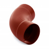 LP koleno zvárané - RAL 3009 Hnedočervená, 80 mm