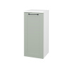 Dreja Nízka kúpeľňová skrinka PORTO SND 35 - N01 Biela lesk / Úchytka T37 / L20 Mint Grey vysoký lesk / Levé