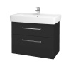 Dreja Kúpeľňová skrinka Q MAX SZZ2 80 - N03 Graphite / Úchytka T04 / N03 Graphite