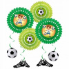 Rozety Futbal závesná dekorácia 8 ks