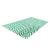 Bakero Kelim Zig Zag green (140x200 cm)