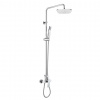 Mereo Dita Sprchový set s batériou, 23x23 cm, 1 prúd, chróm CBE60104SBD