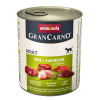 animonda ANIMONDA GranCarno Adult Hovädzie mäso, králik a bylinky - mokré krmivo pre psov - 800 g