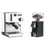 Rancilio Silvia BC, white + Eureka Mignon Specialita Smart, CR black