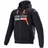 bunda CHROME IGNITION HOODIE, ALPINESTARS (černá/červená fluo/šedá/bílá, vel. 3X
