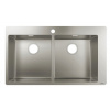 Hansgrohe 43303800 Vstavaný drez S71 S711-F765, 370/370, nerezová oceľ HG 43303800