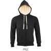 SOL'S | Sherpa, Unisex mikina s kapuc., čierna, XXS