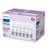 LED žiarovky Philips E27 biele studené 13 W 6 kusov