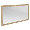 Sapho NIROX zrkadlo v ráme 120x70cm, dub Alabama, NX127-2222