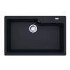 Franke Urban Fragranitový drez UBG 610-78, 78x50 cm, matná čierna 114.0700.092