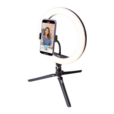 BRAUN PHOTOTECHNIK Doerr Vlogging Kit VL-26 LED RGB videosvětlo pro SmartPhone
