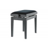 Piano stolička Deluxe čierna matná