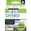 páska do štítkovače DYMO D1 53710 Barva pásky: transparentní Barva písma:černá 24 mm 7 m