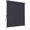 Zvislá markíza ROLETA skladacia balkónová terasová 160x250 tmavosivá