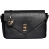 Carla Ferreri Dámska kožená crossbody kabelka CF1948T Nero