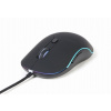 GEMBIRD myš MUS-UL-02, podsvícená, černá, 2400DPI, USB